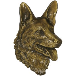 Tête de chien 18 cm