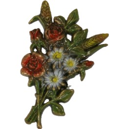 palmettes fleurs 16 cm