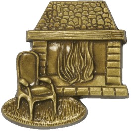 fauteuil avec cheminée 11 cm