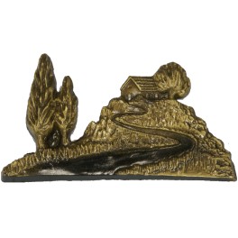 chemin avec maison 5.5 cm