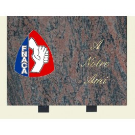 Plaque avec logo FNACA 30*23