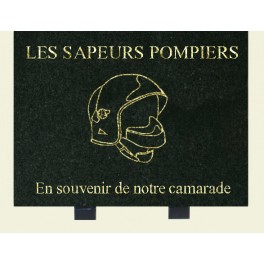Plaque pompier 30*23