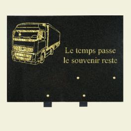Plaque avec camion 40*30