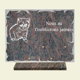 Plaque avec chat 40*30