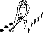Jardinier motif grav�