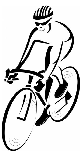 cycliste homme moderne